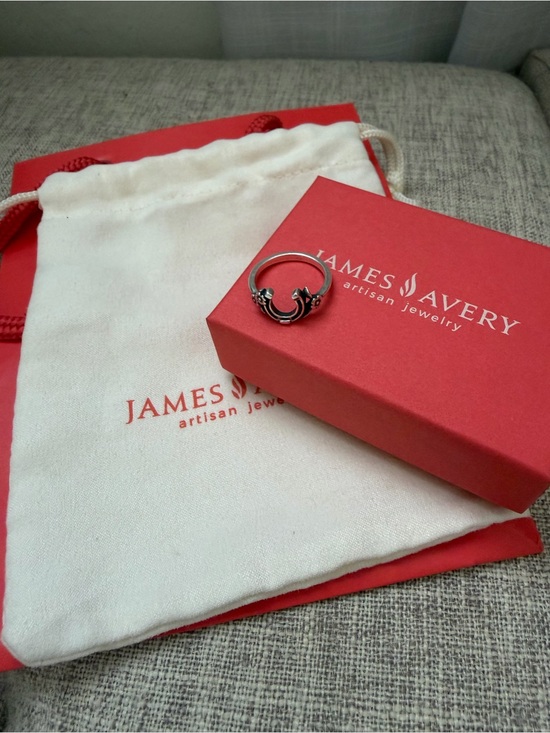 James Avery Jewelry - James Avery Floral Horseshoe Ring - Sz 7